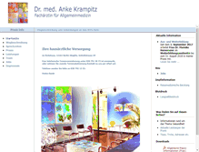 Tablet Screenshot of dr-krampitz.de